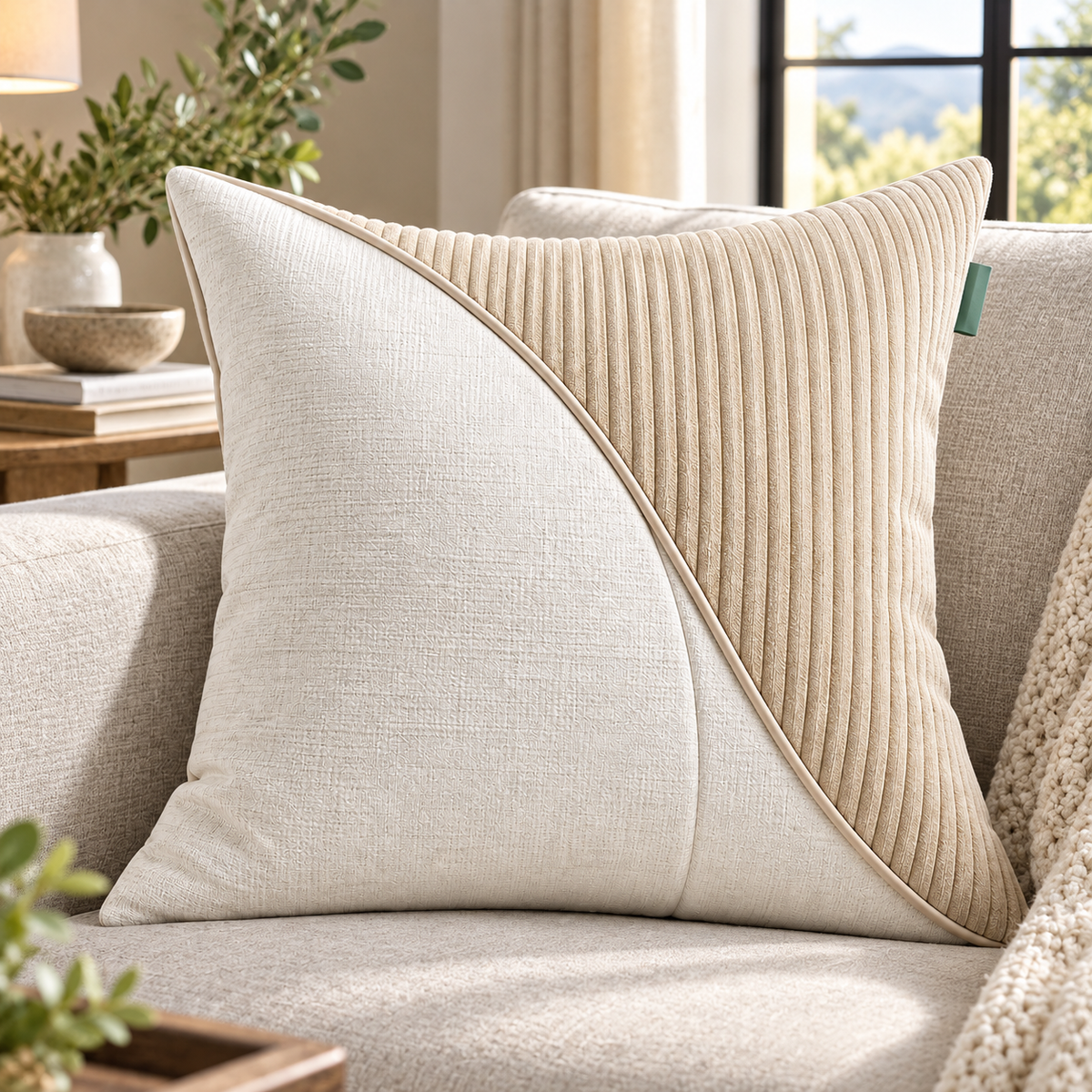 Premium Down & Feather Throw Pillow