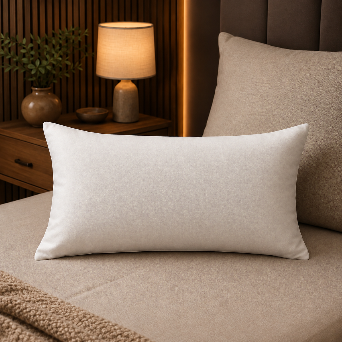 Custom Monogram Punch Needle Pillow
