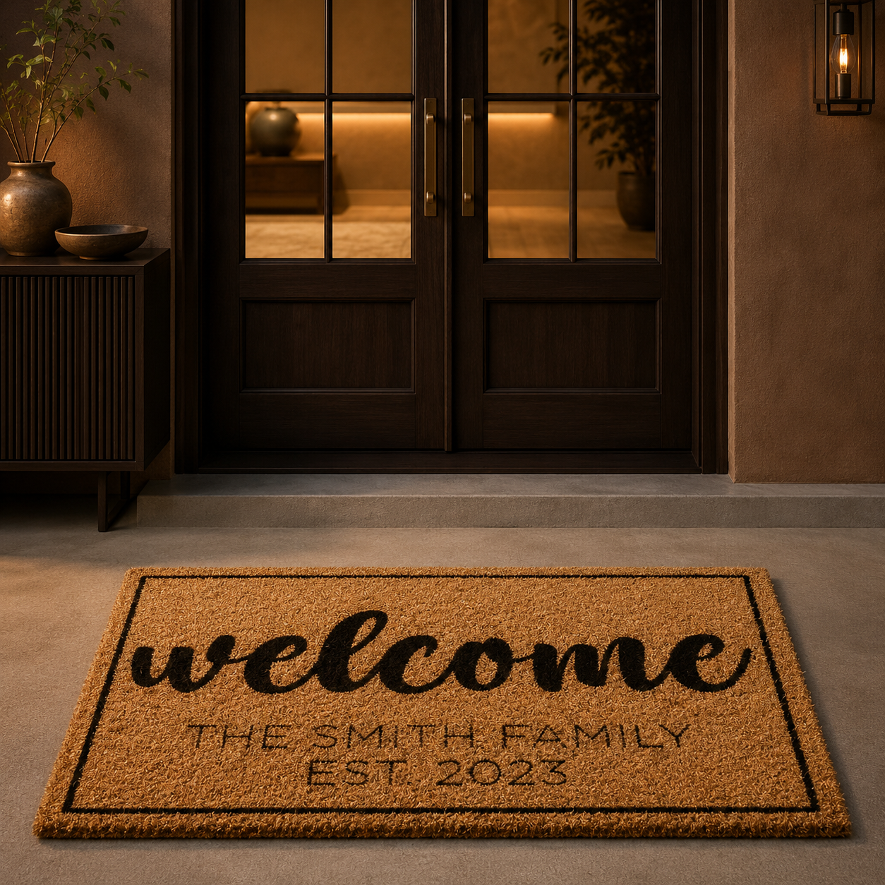 welcome Coir Doormat