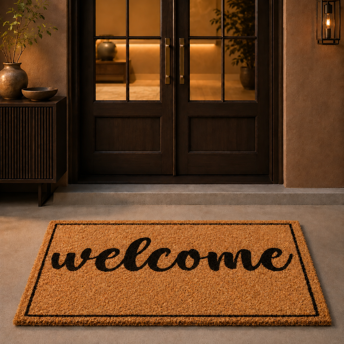 welcome Coir Doormat